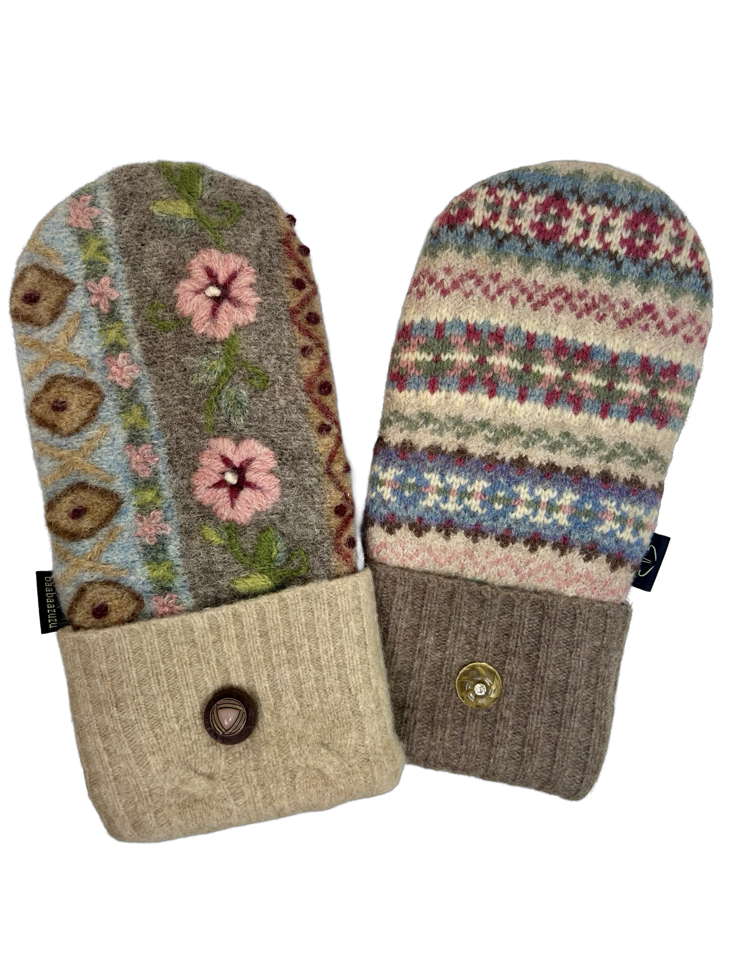 One of a Kind Sweater Mittens 358