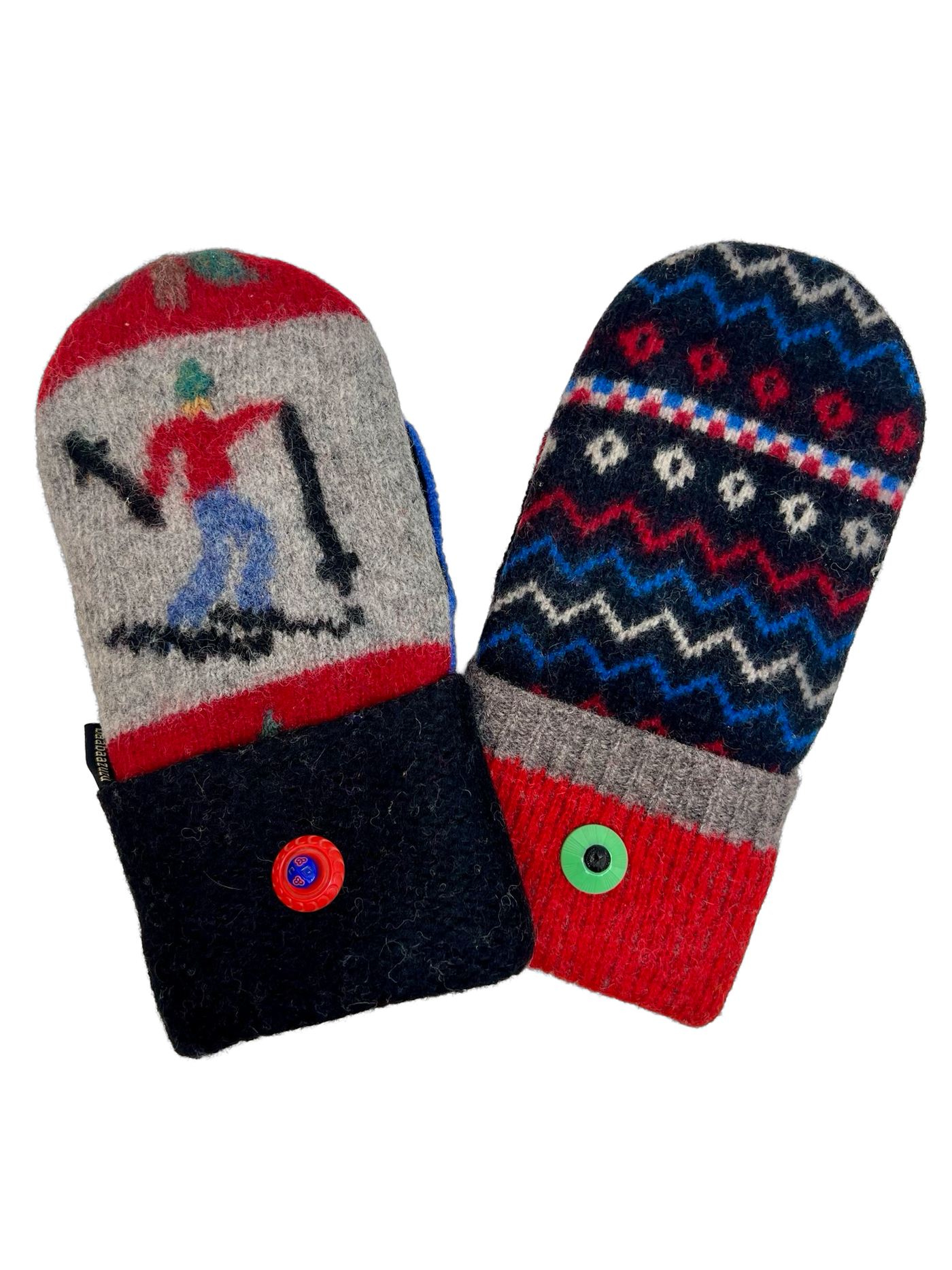 One of a Kind Sweater Mittens 457