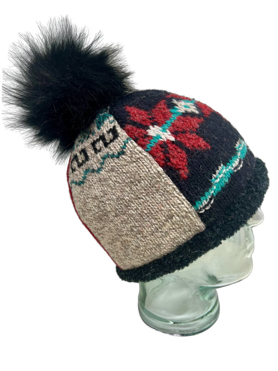 One of a Kind Pom Pom Hat 171