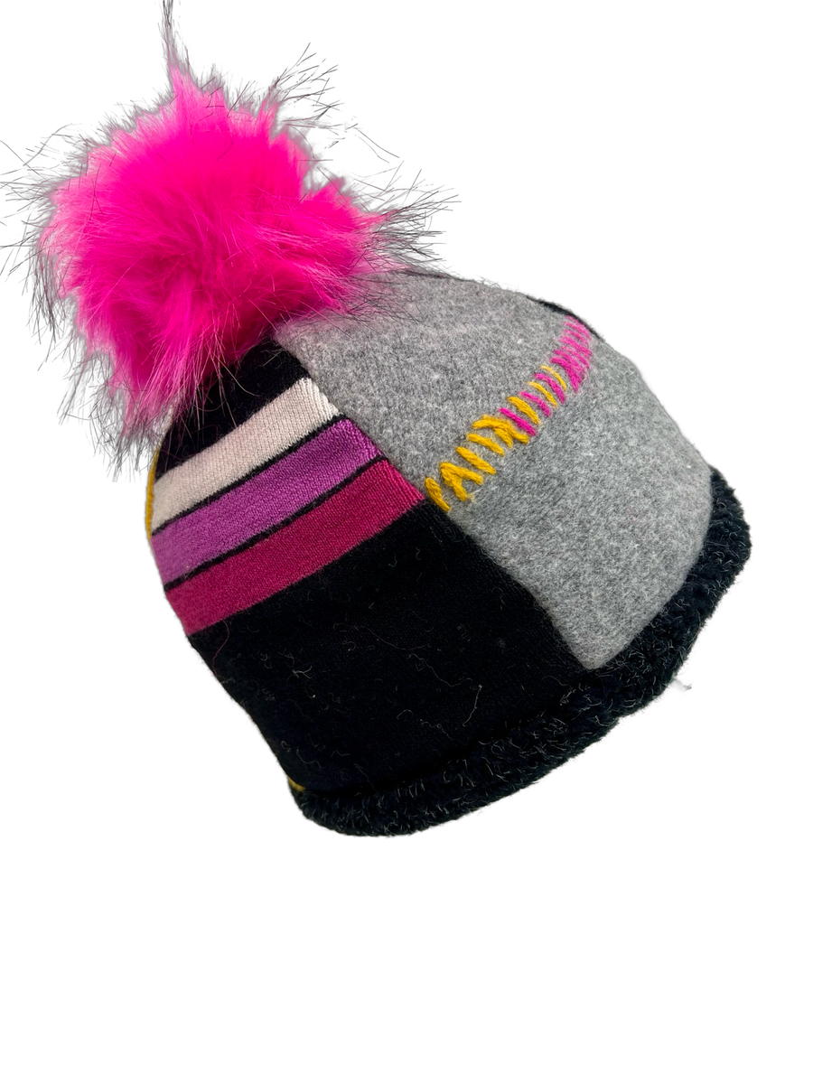 One of a Kind Pom Pom Hat 181