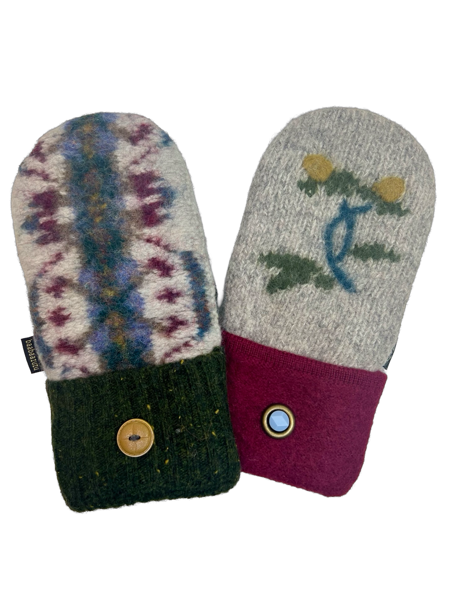 One of a Kind Sweater Mittens 456