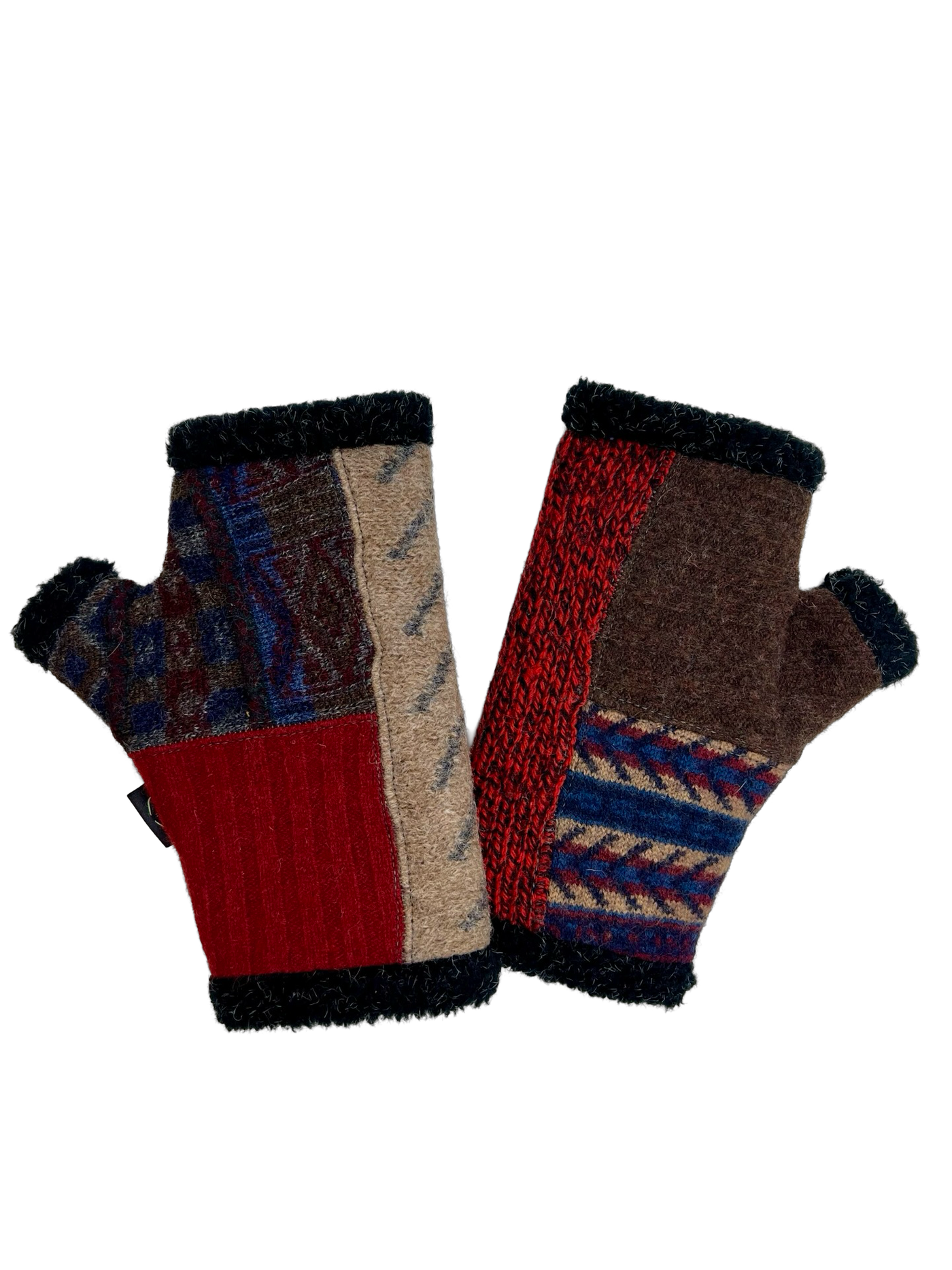 One of a Kind Arctic Fingerless Gloves 337