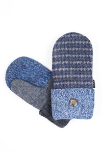 blue wool sweater mittens for sale