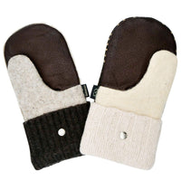 Sweater Mittens with Buckskin Palms